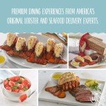 Lobster Gram - Ship to Shore Dinner For Two – 2 Fresh Maine Lobster Tails, 2 Filet Mignons,Jumbo Shrimp – Fresh & Fast Delivery - From the No. 1 Seafood Delivery Company, 4.5 Pound (Pack of 1)