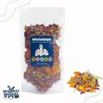 No Furries Delights Forage Mix,100% All Natural Botanical Herb Treat for Rabbit Hamster Guinea Pig Chinchilla Chicken Hermit Crab Gerbil Degu & Other Small Animals (All in One Forage Mix 30g)