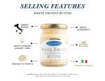 Giusto Sapore Italian White Truffle Butter 2.6oz - Premium Gourmet Butter - New and Imported from Italy, Family Owned