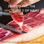 Monte Nevado Jamon Iberico Cebo Campo - Range Fed - Includes Ham Stand and Knife - Min. Weight 17lb, 32 Months Avg Curing Time - Jamon Iberico 100% Cebo de Campo - Great Family and Friends Gift