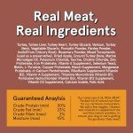 Real Meat Air Dried Dog Food w/Real Turkey & Venison - 5oz Bag of Grain-Free Real Meat Dog Food Sourced from Free-Range Turkey & Deer - Digestible, All-Natural, & High-Protein Turkey and Venison