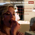 Monte Nevado Serrano Sliced Ham - 3 oz Each, Pack of 5 Plates - 24 Months Avg Curing Time - Authentic Spanish Jamon Serrano - Ready to Eat, Great Gift or Special Occasion Tapas Snack (5)