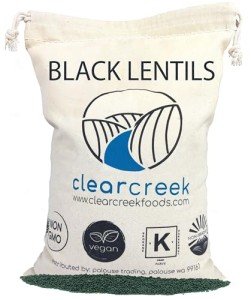Lentils | Black Beluga | 64 Ounce Bag | Non-GMO | Kosher | Vegan | Non-Irradiated