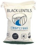 Lentils | Black Beluga | 64 Ounce Bag | Non-GMO | Kosher | Vegan | Non-Irradiated