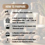 Auditum Organic Dried Morel Mushrooms Fresh- Intense Flavor for Gourmet Dishes, Nutrient-dense, and Vegan Organic Fresh-Like Dried Morels Mushrooms, 1oz
