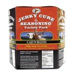 Hi Mountain Jerky Seasoning and Cure Kit | VARIETY PACK #1 | Flavors: Original, Mesquite, Hickory, Cracked Pepper N’ Garlic, & Cajun | Make Beef Jerky at Home | Beef, Deer, Elk & Venison