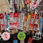 Jerky.com Exotic Jerky Gift Basket - Wild Game Snack Sticks Gift Bag - Venison, Elk, Bison, Wild Boar - Exotic Meat is the Main Ingredient - High Protein Jerky Gifts for Men (12 Piece Gift Bag)