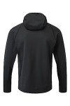 Rab Men's Superflux Hoody Lightweight Fleece Jacket for Hiking & Climbing - Black/Beluga - XX-Large