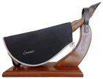 Iberico Ham (shoulder) Grass-fed Bone in from Spain + Ham Stand + Knife + Ham Cover + Ham Tongs - Jamon Iberico Pata Negra All Natural with Mediterranean Sea Salt