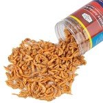 Amzey Freeze Jumbo Krill 2 oz(57 Grams) Jar, Dired Jumbo Shrimp Provide Essential Omega-3, Vitamin Enhancement. Super Food for Pets, Cat Food, Dog Food, Fresh and Salt Water Fish