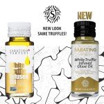 Sabatino Tartufi White Truffle Infused Olive Oil - All Natural, Made From White Truffles, Vegan, Vegetarian, Kosher, Non-Gmo Project Verified, 3.4oz