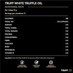 TRUFF White Truffle Oil - White Truffle Infused Olive Oil - Gourmet Dressing, Seasoning, Marinade, or Drizzle, Non-GMO, Gluten-Free, 5.6 fl.oz