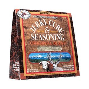 Hi Mountain Jerky Seasoning and Cure Kit | ORIGINAL BLEND | Make Savory Beef Jerky at Home | Great for Beef, Deer, Elk, & Venison | Mix will Season up to 15lbs. of Meat (1 Box)