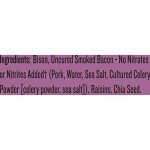 EPIC Bison Bacon Protein Bites, Whole30, Paleo Friendly, 8 ct, 2.5 oz Pouches