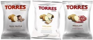 [VARIETY PACK] Black Truffle, Cured Cheese & Iberico Ham - Torres Potato Chips (3 PACK) - Old-Fashioned Handcrafted Patatas Fritas - Product of Spain | Light and Crispy with Bold Flavors | Perfect Snack for Those with Food Sensitivities | Imported from Spain [Queso Manchego Curado, Jamon Iberico y Trufa Negra]