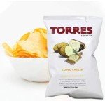 [VARIETY PACK] Black Truffle, Cured Cheese & Iberico Ham - Torres Potato Chips (3 PACK) - Old-Fashioned Handcrafted Patatas Fritas - Product of Spain | Light and Crispy with Bold Flavors | Perfect Snack for Those with Food Sensitivities | Imported from Spain [Queso Manchego Curado, Jamon Iberico y Trufa Negra]