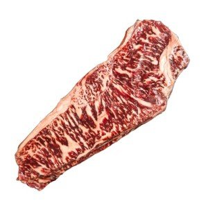 Australian Wagyu New York NY Strip Steak x 1 Pack of 16oz - Quality and Exquisite taste Grass fed, grain finished, no added hormones