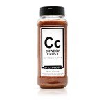 Spiceology - Cowboy Crust Espresso Chile Spice Blend - BBQ Rubs, Spices and Seasonings - Use On: Steak, Beef, Elk Pork, Chili, Venison, Nuts, Veal, or Fish - 16 oz