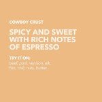 Spiceology - Cowboy Crust Espresso Chile Spice Blend - BBQ Rubs, Spices and Seasonings - Use On: Steak, Beef, Elk Pork, Chili, Venison, Nuts, Veal, or Fish - 16 oz