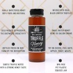 Honey Feast 12oz Truffle Honey - Gourmet Infused Honey with Premium Black Truffle, Luxurious Truffle Sauce for Culinary Delights, Perfect Foodie Gift & Unique Flavor Experience
