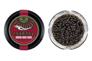 GUARANTEED OVERNIGHT! Tsaritsa Fresh Siberian Baerii Sturgeon Osetra Caviar (1 oz)
