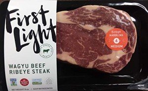 First Light Foods, Inc Wagyu Beef Ribeye Steak, 8 Oz