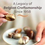 Belgian Chocolate Seashells, 22 Gourmet Hazelnut Praline Truffles by GuyLian, Assorted White, Milk, Dark Chocolate Candy Gift Box for Women and Men