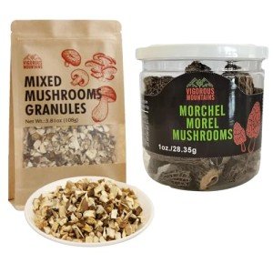 VIGOROUS MOUNTAINS Dried Morel and Assorted Mushroom Granules