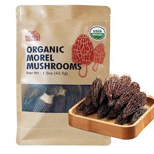 Organic Dried Morel Mushrooms - Rich Aroma 1.5 oz