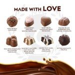 CARIANS Chocolate Gift Box, Box of Candy, Assorted Luxury Premium Gourmet Chocolate Gift Basket, Dark, Milk, White Chocolates & Truffles, Kosher, Halal, 20 Pc., 9.1 oz.