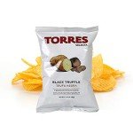 Torres Premium Potato Chips -FREE WORLD BAG CLIP - 1 Manchego Chips (50g/1.76oz), 1 Black Truffle Chips (40g/1.41oz), 1 Iberico Ham Chips (50g/1.76oz) - Handcrafted Patatas Fritas 3 Pack