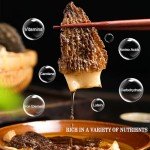 Generic Wild Organic Dried Morel Mushrooms, Premium Whole Large Dried Morel Mushrooms, Healthy, Nutrient-dense, Gluten Free, Dried Mushrooms (Morchella Conica) for Vegetarians, 1oz
