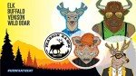 Pearson Ranch Wild Grass Fed Game Variety Pack of 4-2.1oz Bags - Venison, Elk, Buffalo, & Wild Boar - Gluten-Free, MSG-Free, Paleo and Keto Friendly