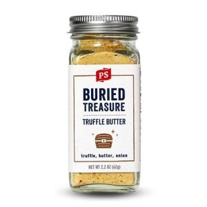 PS Seasoning Buried Treasure- Truffle Butter Seasoning, All-Purpose Truffle Seasoning, Seasoning Shaker with Black Truffle, Butter, Onion & Sea Salt