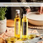 TruffleHunter - Black & White Truffle Oil Set - Extra Virgin Olive Oil for Cooking & Seasoning - 8.45 Oz X2