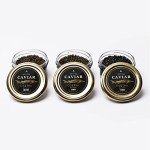 OVERNIGHT GUARANTEED, Bester’s Luxury Osetra Trio Gift Set, Imported Russian Osetra - Karat Black, Karat Amber, Siberian Osetra (8.8oz/250g each) 26.4oz/750g Total, Premium Quality, Traditional Style