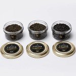 OVERNIGHT GUARANTEED, Bester’s Luxury Osetra Trio Gift Set, Imported Russian Osetra - Karat Black, Karat Amber, Siberian Osetra (8.8oz/250g each) 26.4oz/750g Total, Premium Quality, Traditional Style