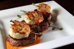 New York Steak & Seafood Set of Frozen Fillet Mignon and Jumbo Shrimps - USDA Choice Angus Filet Mignon of 6 oz Each and 1 lb Jumbo Shrimp (2) 6oz. Filet Mignons and 1 lb. Jumbo Shrimp