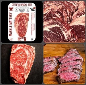 MARBLE 57° CERTIFIED WAGYU (bms 4-6) RIBEYE 4 PACK. SHARE THE RARE & SAVOR THE FLAVOR with a 4-10oz Wagyu RIBEYE STEAK Bundle - HORMONE FREE - NO ANTIBIOTICS - PASTURE-RAISED