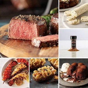 Omaha Steaks Classic Surf & Turf Favorites (Butcher's Cut Filet Mignons, Split Lobster Tail Skewers, Stuffed Baked Potatoes, Chocolate Molten Lava Cakes, Butcher's Steak Butter, and more)