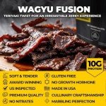 Five Star Wagyu Teriyaki Beef Jerky, Soft & Mouth Melting Tender Jerky, Award-Winning Premium Beef Jerky, No Artificial Ingredients, Premium Gift Snack, Nitrate/Nitrite-Free, Gluten-Free, Wagyu Beef Snacks (2 Pack of 2 Oz - Total 4oz)