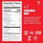 Chomps 6 Flavor Variety Trial Pack - Grass-Fed & Finished Beef and Venison & Antibiotic Free Turkey Meat Snack Sticks, Keto, Paleo, Low Carb, Whole30 Approved, Gluten Free, Zero Sugar Food