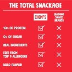 Chomps 6 Flavor Variety Trial Pack - Grass-Fed & Finished Beef and Venison & Antibiotic Free Turkey Meat Snack Sticks, Keto, Paleo, Low Carb, Whole30 Approved, Gluten Free, Zero Sugar Food