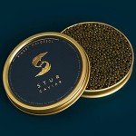 STUR Royal Osetra Sturgeon Caviar - 17.6 OZ / 500 GR - Ossetra Black Roe - OVERNIGHT GUARANTEED