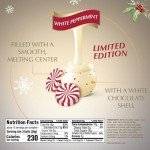 Lindt LINDOR White Chocolate Peppermint Candy Truffles with Smooth Peppermint Truffle Center, 19 oz. Bag