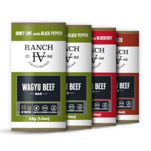 Ranch IV Provisions Wagyu Beef Bar - Sampler Pack - 1.5 oz (Pack of 4)
