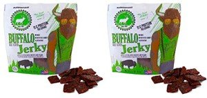 PEARSON RANCH SINCE 1959 Buffalo Jerky Pack of 2 Bison Jerky, Low-Carb, Gluten-Free, MSG-Free, Paleo and Keto Friendly Jerky, Exotic Jerky