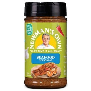 Newman's Own Seafood Seasoning; Perfect Spices for your favorite fish like Salmon and Cooking Lobster Tails; No MSG, Gluten Free; Kosher; 9.35 Oz. Bottle