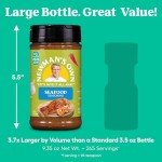 Newman's Own Seafood Seasoning; Perfect Spices for your favorite fish like Salmon and Cooking Lobster Tails; No MSG, Gluten Free; Kosher; 9.35 Oz. Bottle