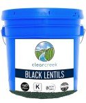Beluga Lentils | 25 LBS | Emergency Food Storage Bucket | Non-GMO | Vegan | Bulk
